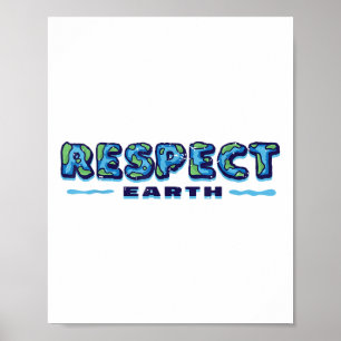 Poster Respect de la Terre, écologie, De l'environnement