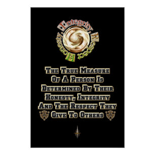 Poster Respect de l'intégrité honnêteté MXT