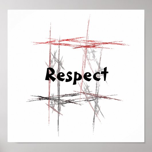 Poster Respect des arts martiaux (Devant)