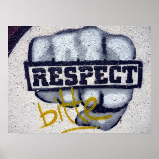 Poster respect s'il vous plaît (Devant)