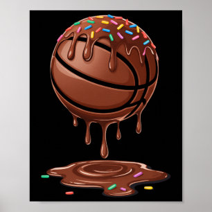 Poster Respect The Drip Sketll Paillettes Crème au Chocol