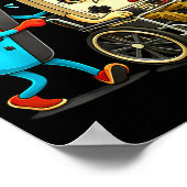 Poster Respect Your Elders Funny Retro Gaming  (Coin)