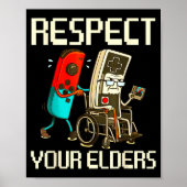Poster Respect Your Elders Gaming Clic  (Devant)