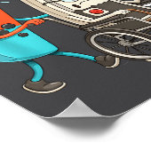 Poster Respect Your Elders Retro Gaming Funny Controller  (Coin)