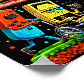 Poster Respect Your Elders Retro Gaming Funny Gamer Contr (Coin)