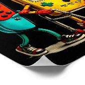 Poster Respect Your Elders Retro Gaming Funny Gamer Contr (Coin)