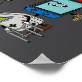 Poster Respect Your Elders Retro Gaming Funny Gamer Contr (Coin)