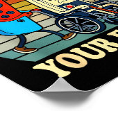 Poster Respect Your Elders Retro Gaming Funny Gamer Contr (Coin)