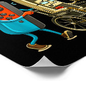 Poster Respect Your Elders Retro Gaming Funny Gamer Contr (Coin)