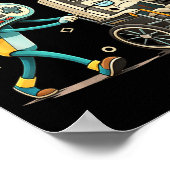 Poster Respect Your Elders Retro Gaming Funny Gamer Contr (Coin)