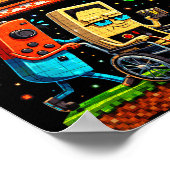 Poster Respect Your Elders Retro Gaming Xel Gamer Control (Coin)