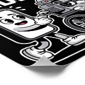 Poster Respect Your Elders Retro Tech Camera Phone Cartoo (Coin)