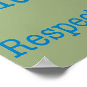 Poster Respecter la Presse (Coin)
