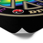 Poster respecter le noir de diversité (Coin)