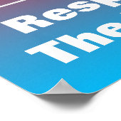 Poster Respecter le vote et l'électeur (Coin)