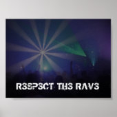 Poster Respectez la Rave (Devant)