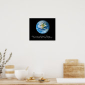 Poster Respectez la Terre (Cuisine)