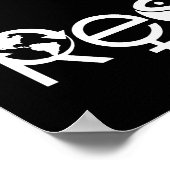 Poster Respectez la Terre Mère - Recycle Sauvez la planèt (Coin)