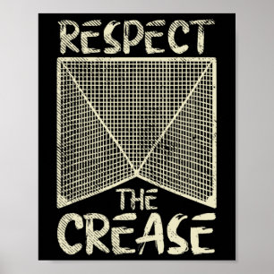 Poster Respectez Le Cadeau Du Joueur Lacrosse Lacrosse Lâ