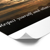 Poster Respectez-vous et les autres répondront... (Coin)