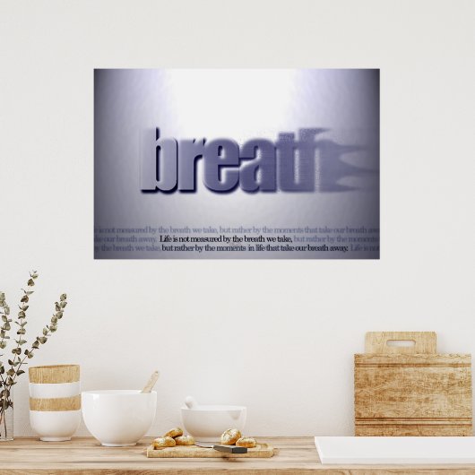 Poster Respiration (Cuisine)
