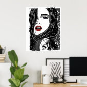 Poster Respiration (Bureau à domicile)