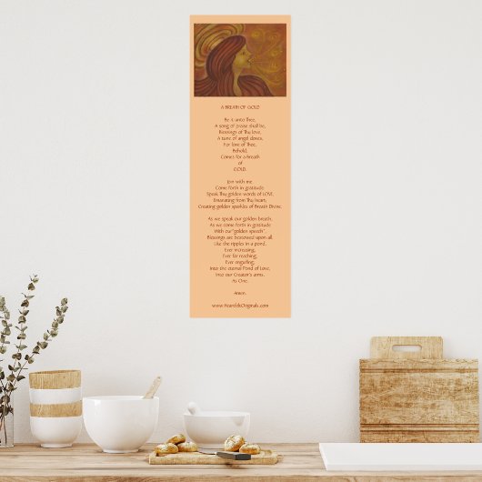 Poster Respiration de l'or (Cuisine)