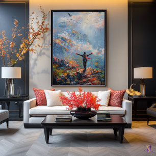 Poster Respiration du Sommet - Liberté dans la lumière et