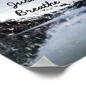 Poster "Respire." Devis d'origine (Coin)