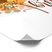 Poster Respire juste le coeur Dandelion Encourager le yog (Coin)