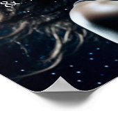 Poster Respirer et libérer | Belle Femme Ethérée (Coin)