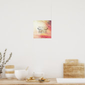 Poster Respirer profondément (Cuisine)