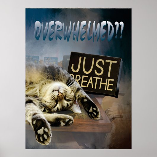 Poster respirer simplement l'affiche de récupération 23V (Devant)