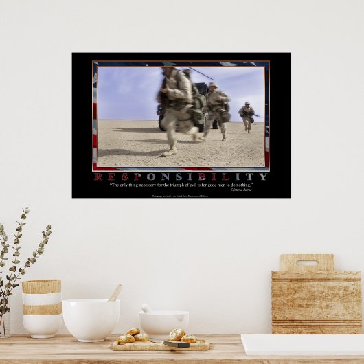 Poster Responsabilité (Cuisine)