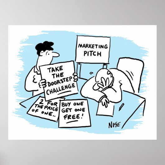 Poster Responsable marketing avec idées de campagne comme (Devant)