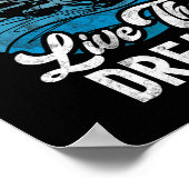 Poster Ressentez Le Spray Live The Dream Water Ski (Coin)