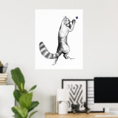 Poster Ressort de chat (Bureau à domicile)