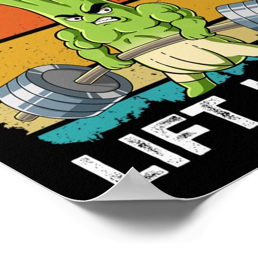 Poster Ressort Onion Gym Entraînement Poids Manger Trash  (Coin)