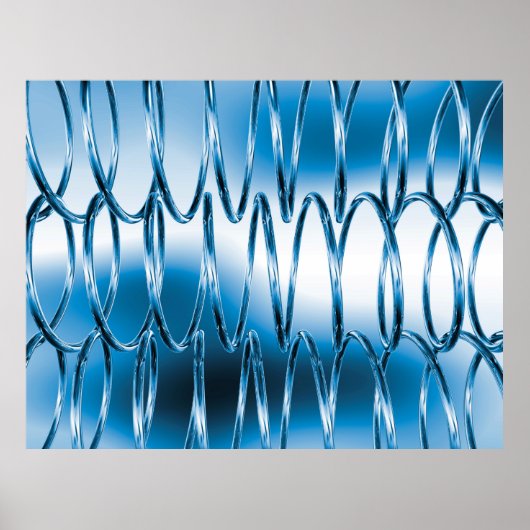 Poster Ressorts bleus (Devant)