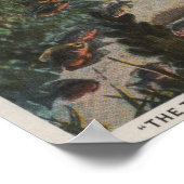 Poster Ressorts d'argent, FL - Femme nageant sous l'eau (Coin)