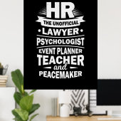 Poster Ressources humaines Fières (Bureau à domicile)