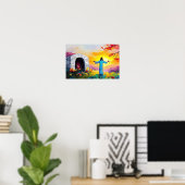 Poster Réssuscité avec l'aube (Bureau à domicile)