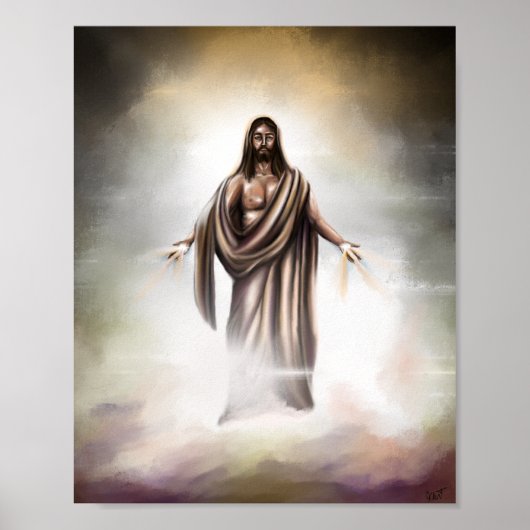 Poster Ressuscité Christ Print (Devant)