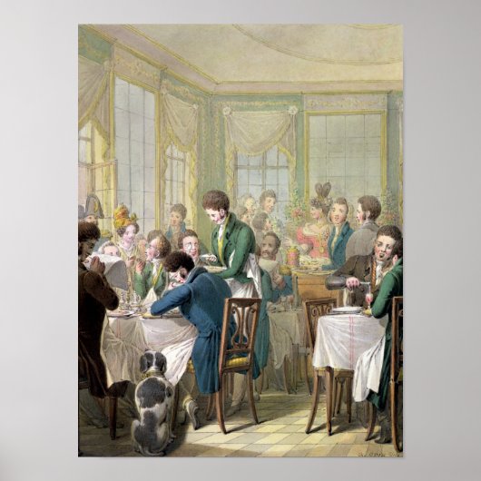 Poster Restaurant au Palais Royal, 1831 (Devant)