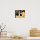 Poster Restaurant berlinois rétro 1920 Plakatstil et (Cuisine)