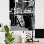 POSTER RESTAURANT BOWERY À 5 % (Bureau à domicile)