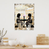 Poster Restaurant Café Friendship (Cuisine)