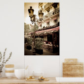 Poster Restaurant de rue, Paris, France (Cuisine)
