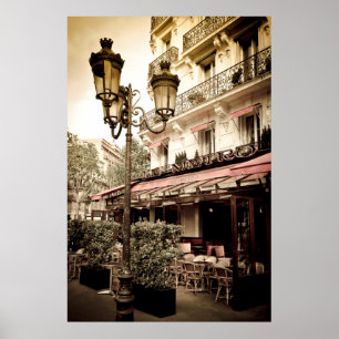 Poster Restaurant de rue, Paris, France