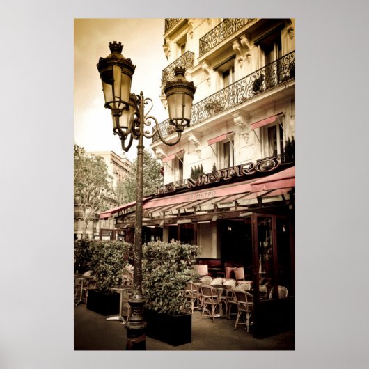 Poster Restaurant de rue, Paris, France (Devant)